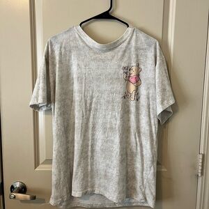 Gray Winnie the Pooh Adult T-Shirt